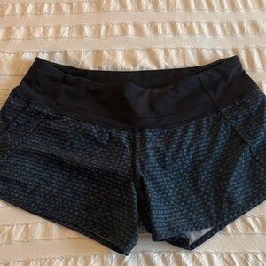 lululemon athletica Patterned Athletic Shorts
